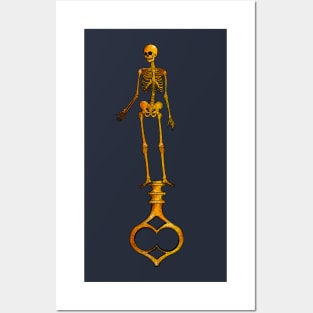 Skeleton Key (back print) Posters and Art